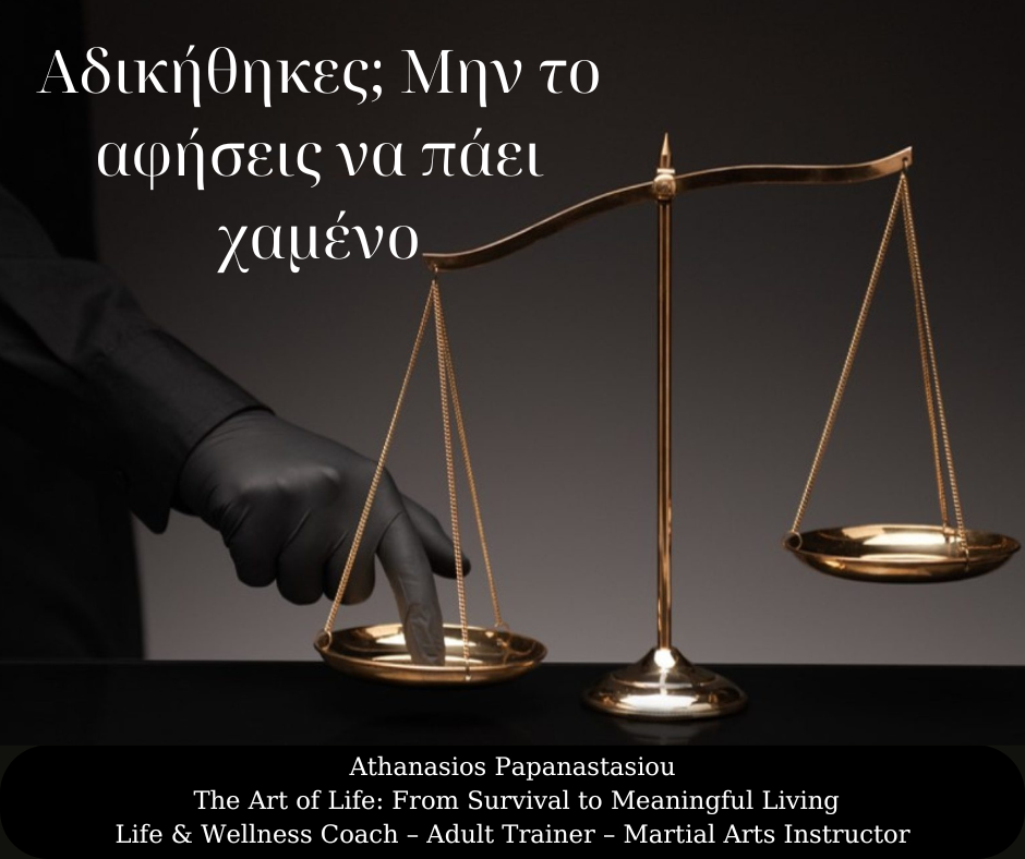 Αδικήθηκες; Μην το αφήσεις να πάει χαμένο